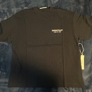 fear of god essentials classic fit T-Shirt - Jet Black - 1 M